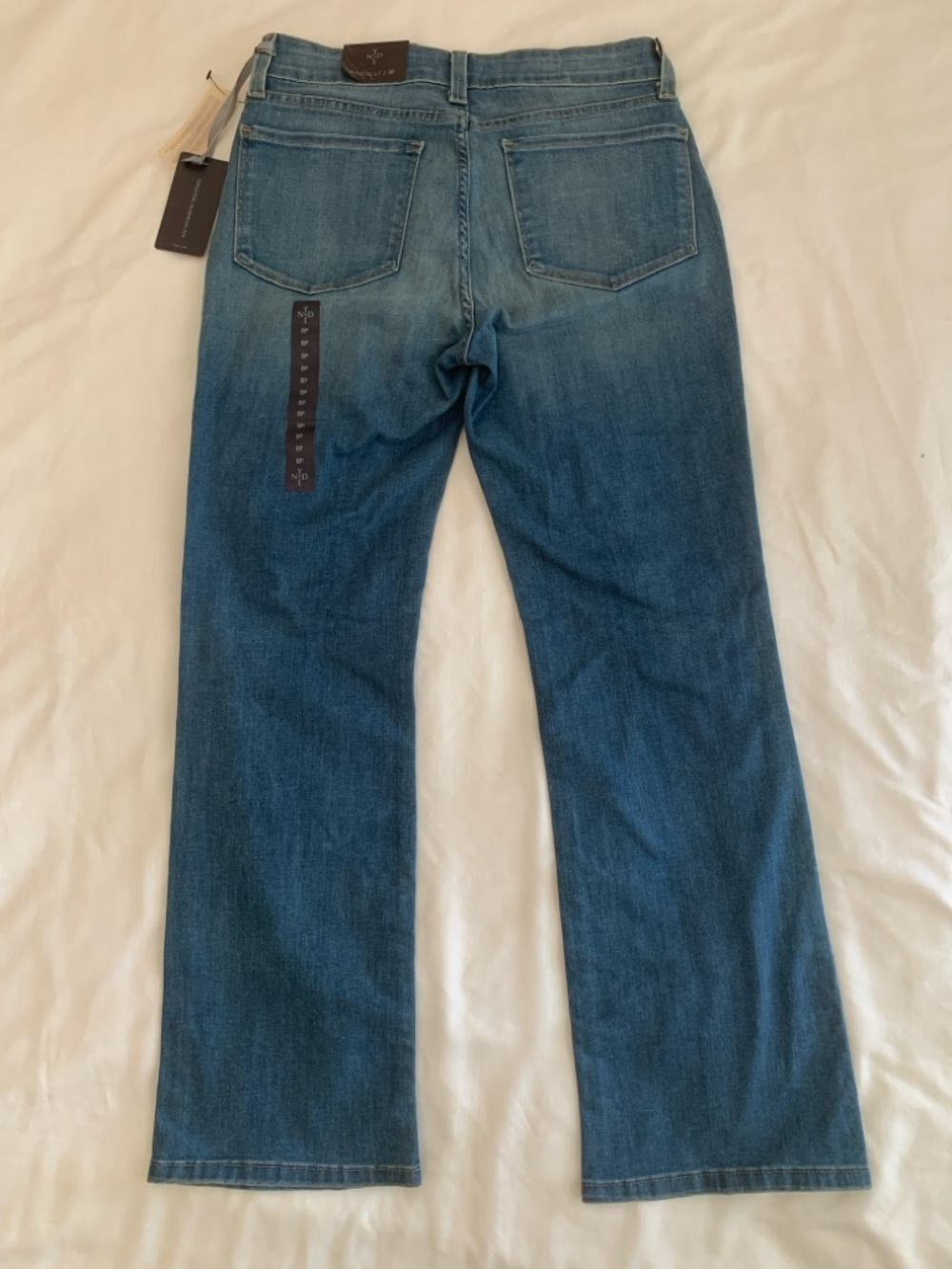 NYDJ Barbara Bootcut Jeans 8P Petite NWT Blue Stretch - Picture 4 of 10